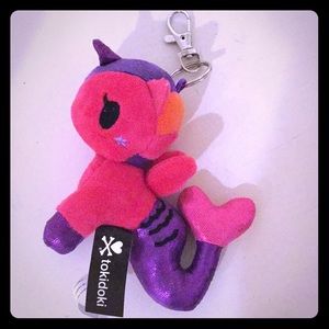 Kids soft toy with keychain (not used)